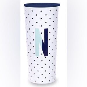 Kate Spade Initial stainless steel 24 oz Tumbler - N